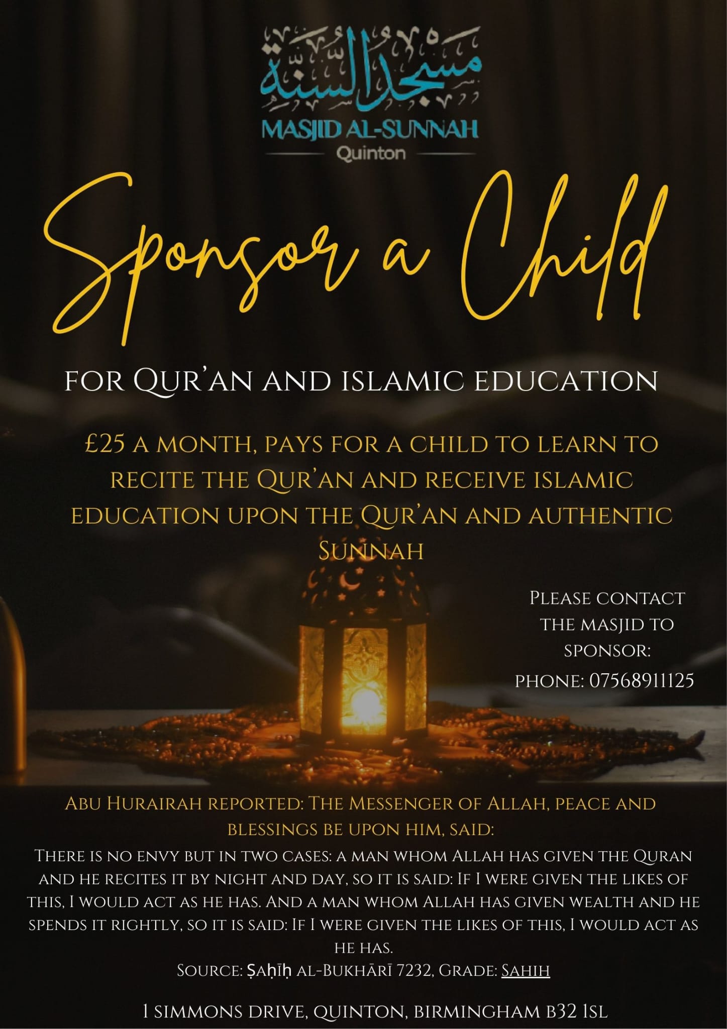 Sponsor a Child - MSQ Academy